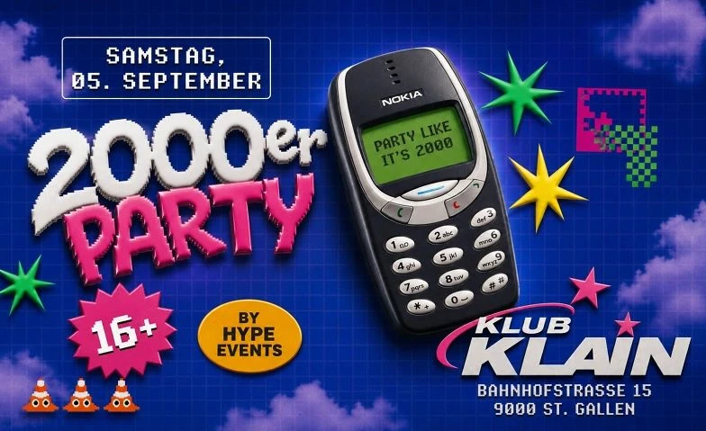 HYPE 2000er Party - ü16 - SA 05.09.26 – 1/1