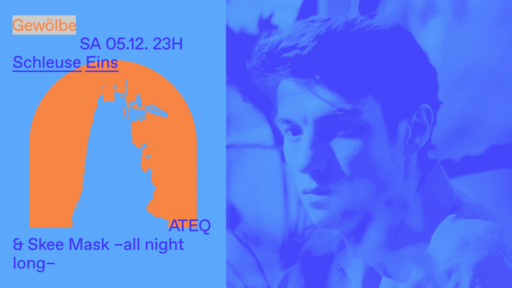 Schleuse Eins w/ ATEQ & Skee Mask - all night long -