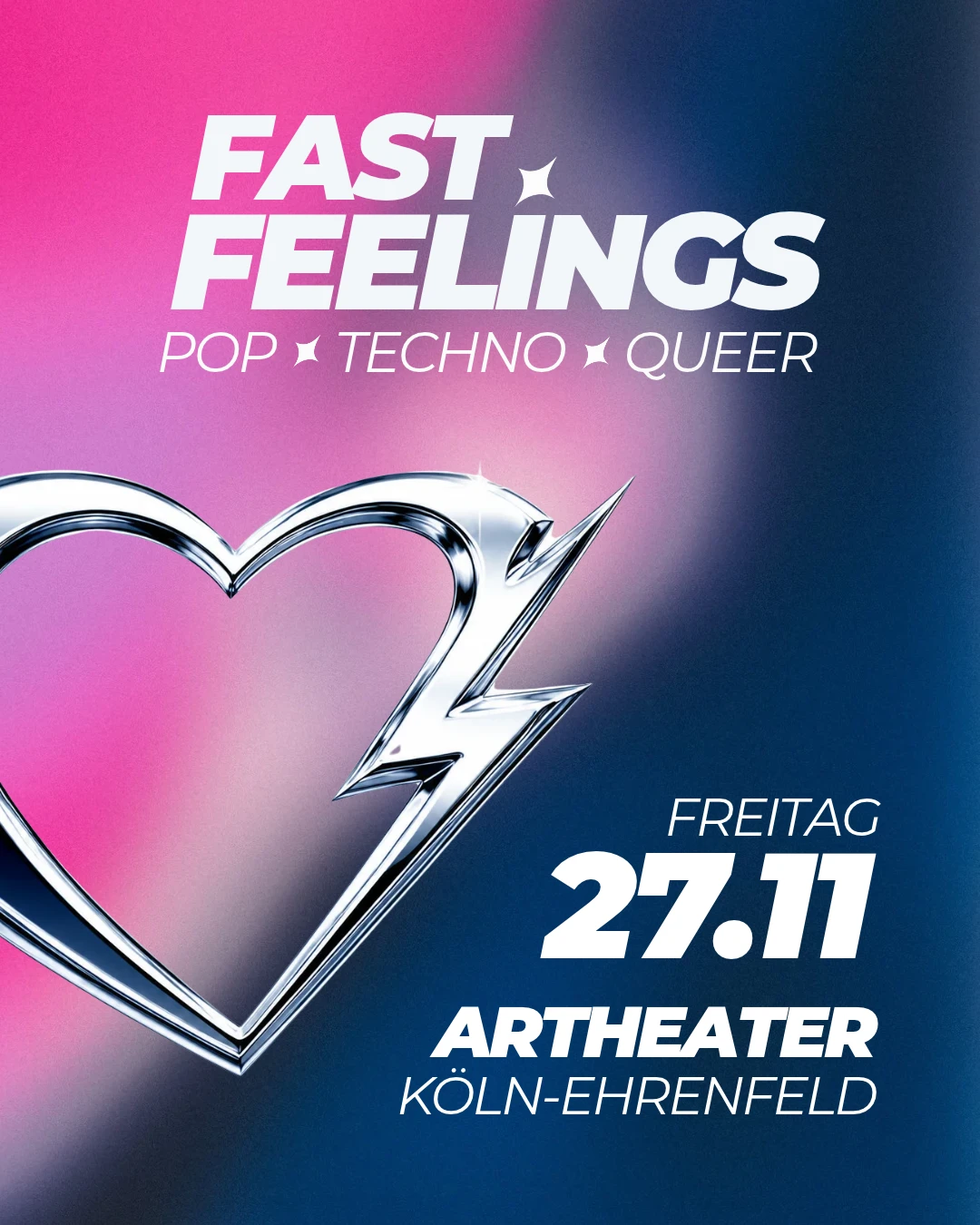 FAST FEELINGS: POP • TECHNO • QUEER