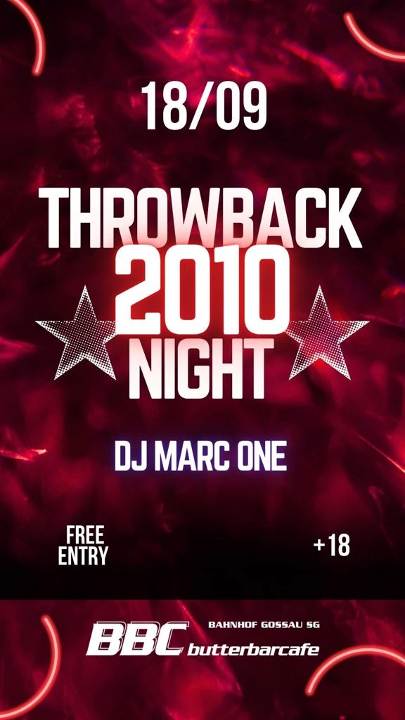 Throwback 2010 Night - 1/1