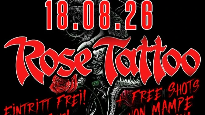 EINTRITT FREI / NO FEE - ROSE TATTOO AFTERSHOW PARTY @ TRINKTEUFEL BERLIN + FREE SHOTS BY MAMPE BERLIN – 1/1