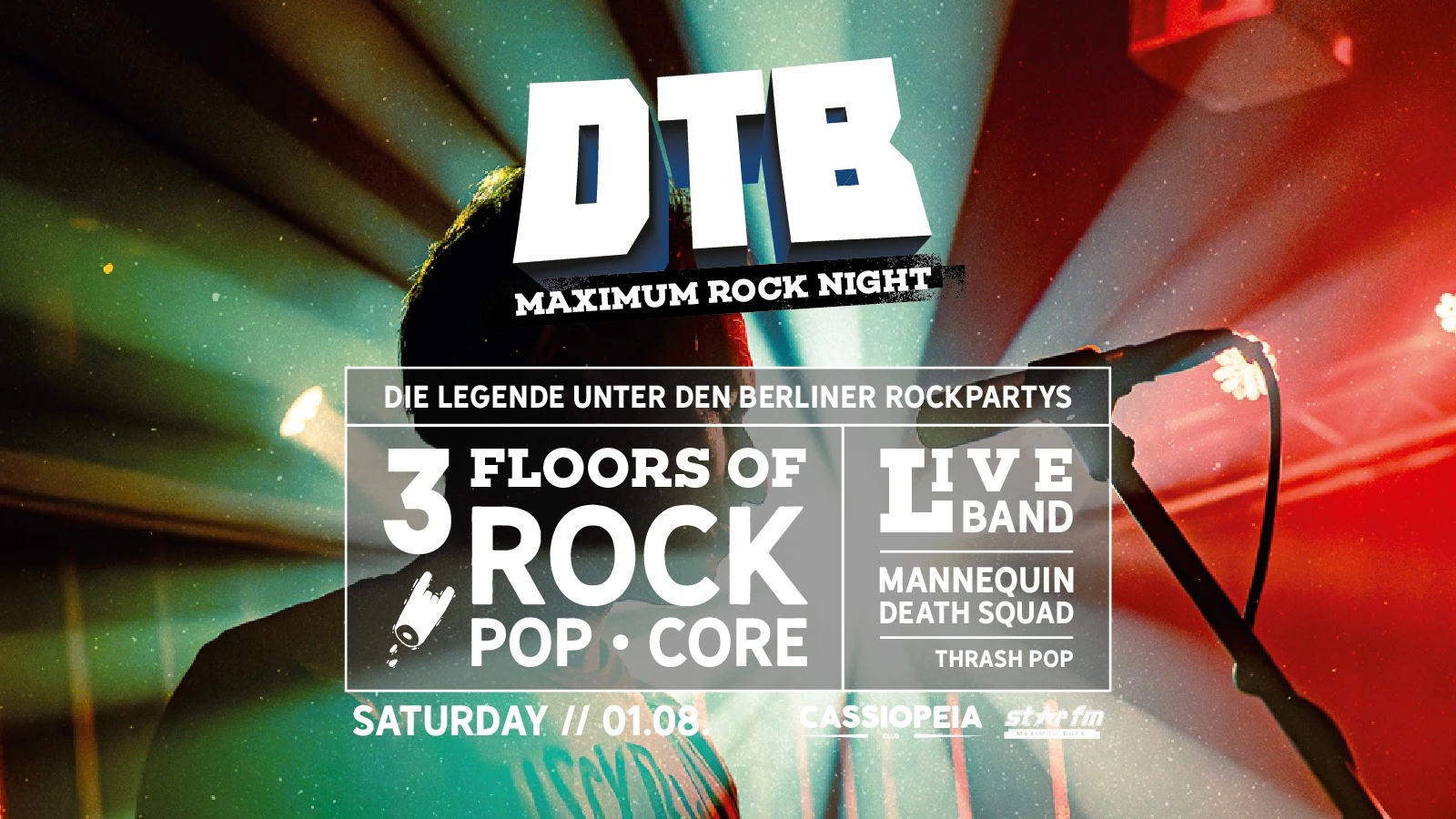 DTB Maximum Rock Night mit Mannequin Death Squad – 1/1