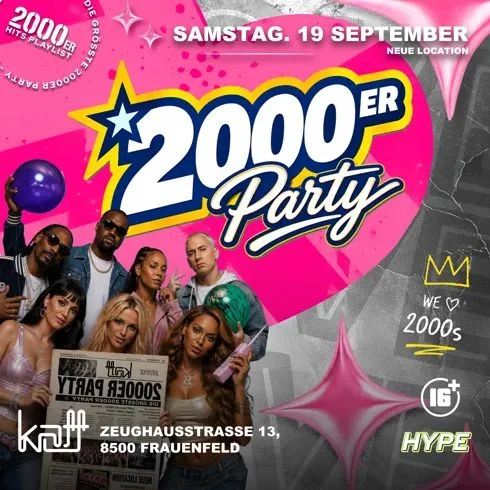 2000ER PARTY - KAFF FRAUENFELD (16+) - 1/1