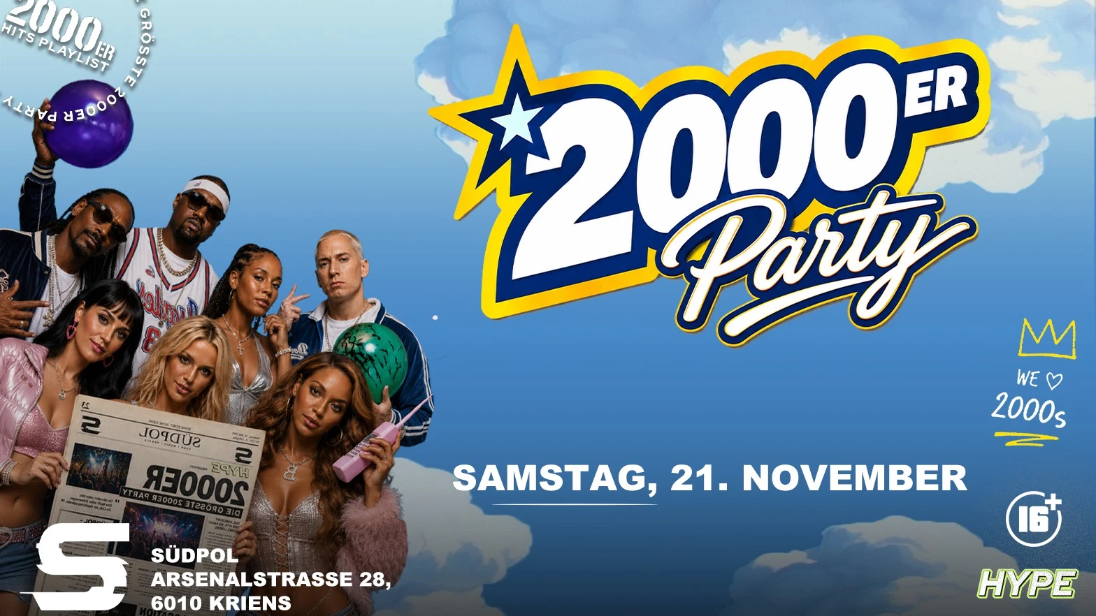 	2000ER PARTY | SÜDPOL KRIENS - 1/1