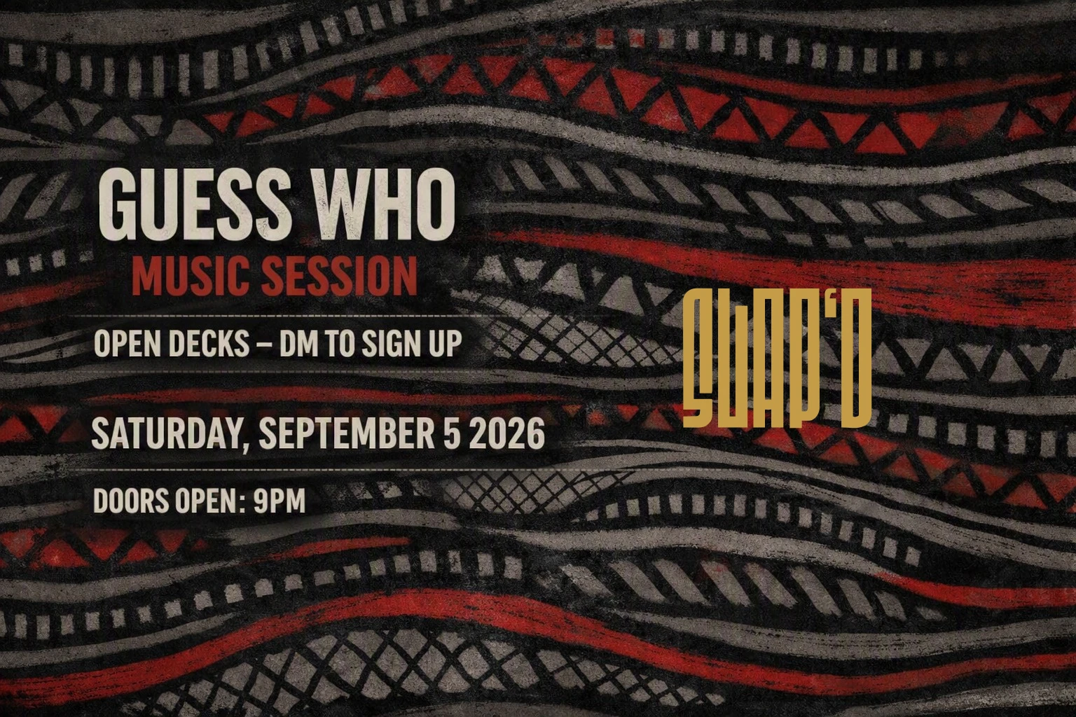 Guess Who (Community Open Decks Party) - 1/1