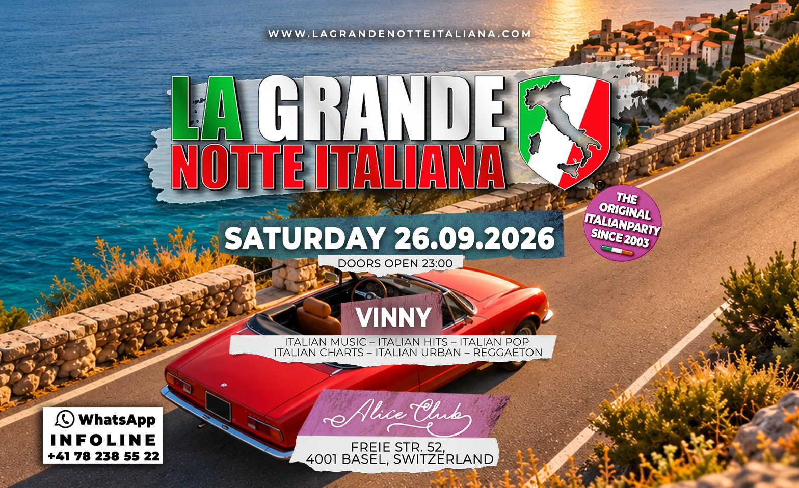 La Grande Notte Italiana @ Alice Club Basel - 1/1