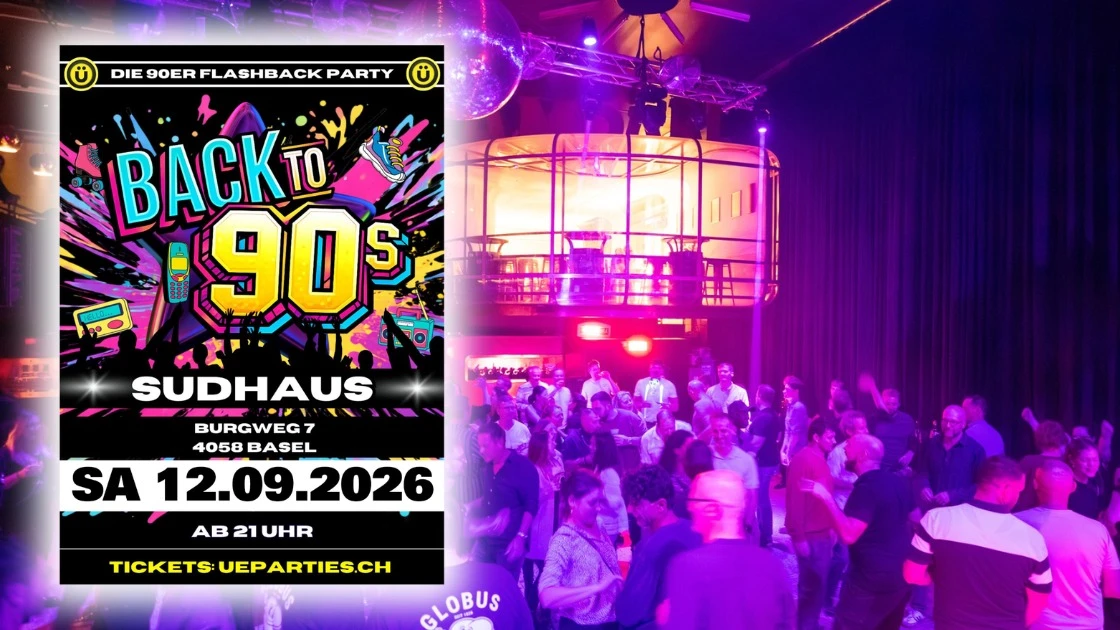 Back To 90s Party Sudhaus Basel – 1/1
