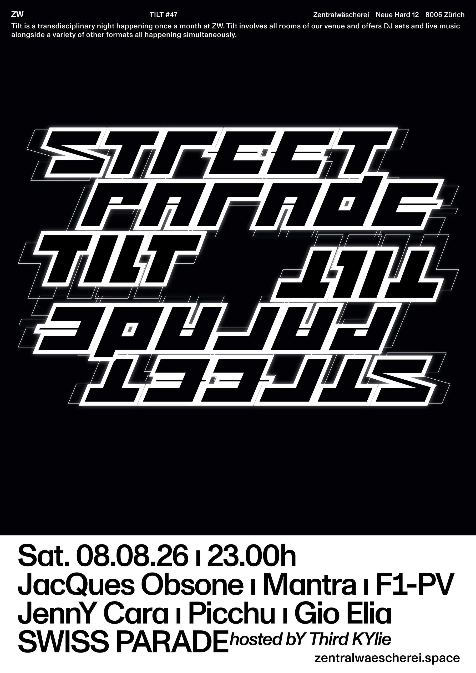 TILT STREETPARADE - AFTERPARTY - Image 1