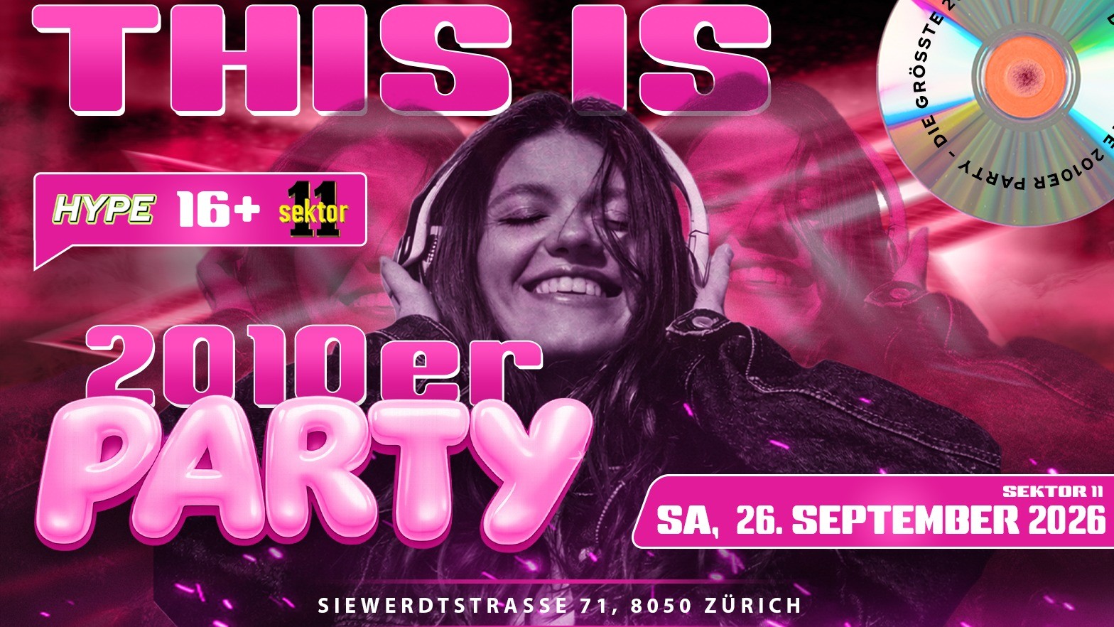 2010ER PARTY SEKTOR11, ZÜRICH (Ü16+16) - Image 1