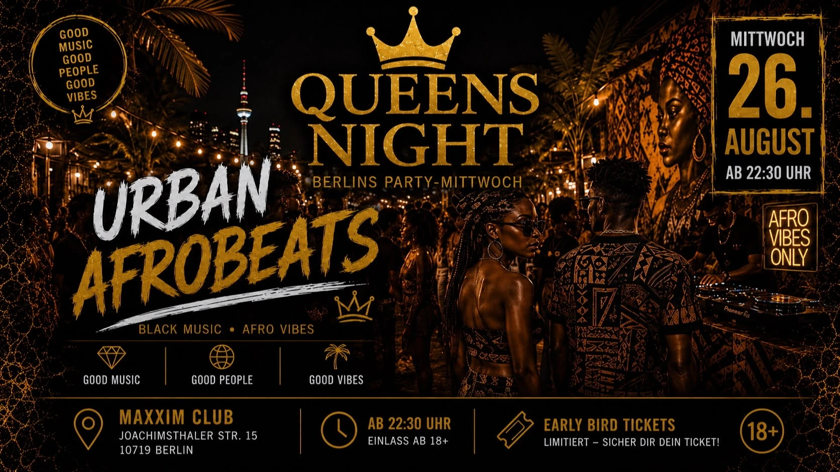 QUEENS NIGHT – URBAN AFROBEATS – 1/1