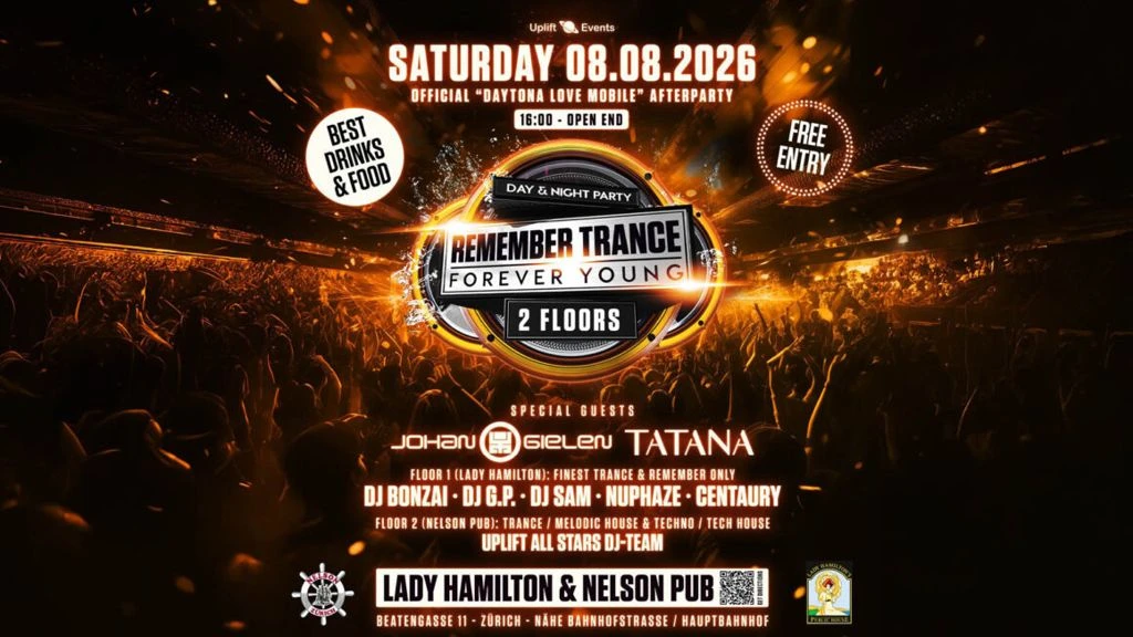Remember Trance FOREVER YOUNG – Official Daytona Love Mobile Afterparty – 1/1
