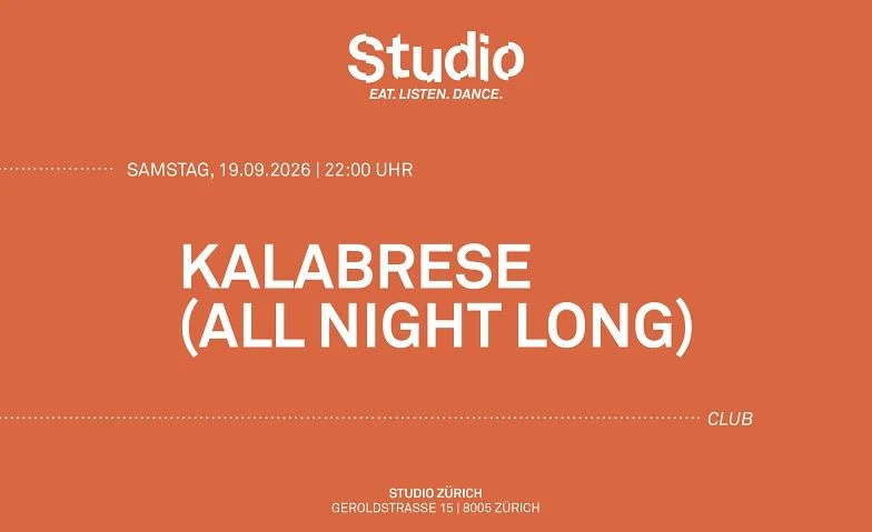 STUDIO CLUB: KALABRESE (ALL NIGHT LONG) - 1/1
