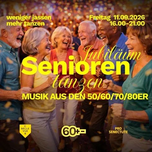 Senioren Tanzen - CLUB BELLEVUE - ZÜRICH 1 JAHR JUBILÄUM - Image 1