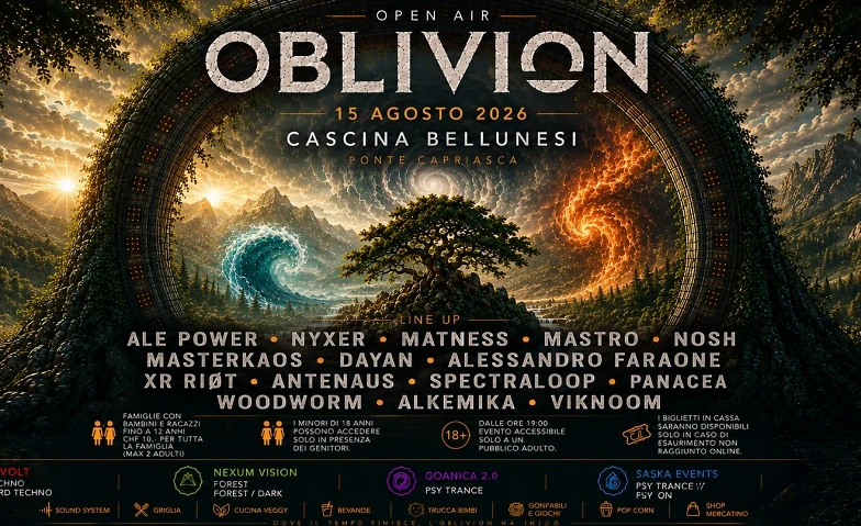 OBLIVION OPEN AIR - 15.08.2026 â 1/1