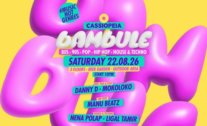 Bambule (80s, 90s, Pop, Hip Hop, House & Techno) – 1/1
