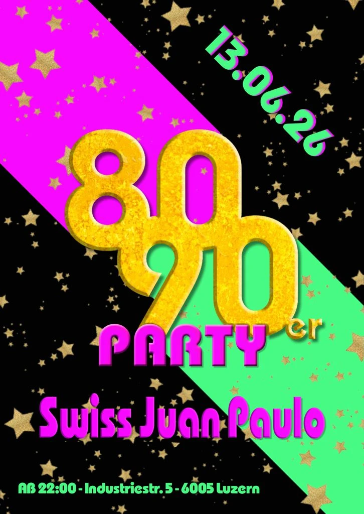 B59 80S 90S PARTY W/ SWISS JUAN PAULO - Image 1