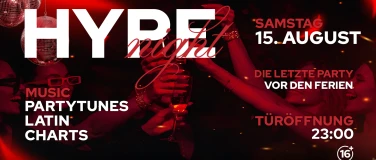 HYPE NIGHT  TALSTRASSE25, ZÜRICH (+16 / Ü16) – 1/1
