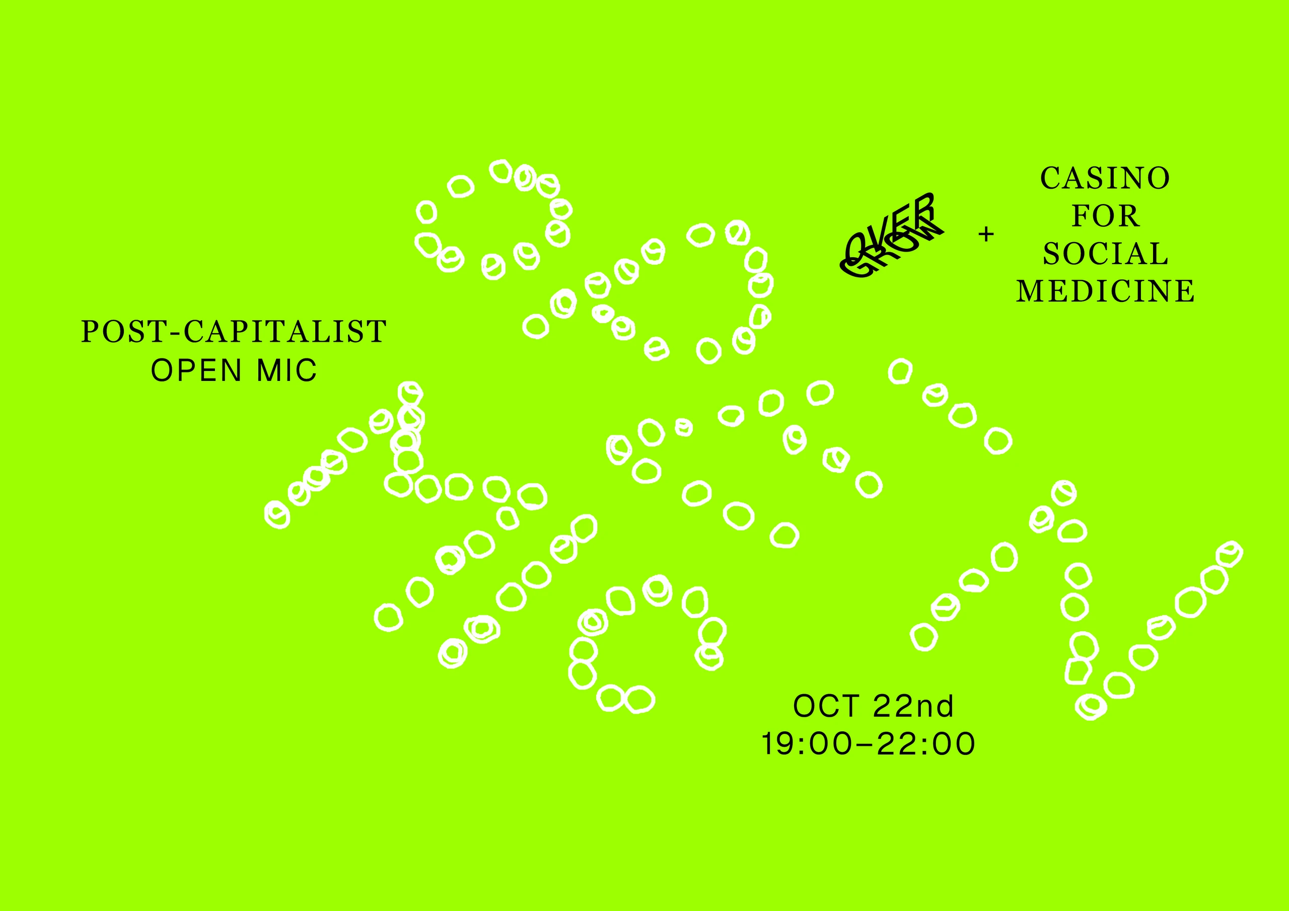 Post-capitalist open mic