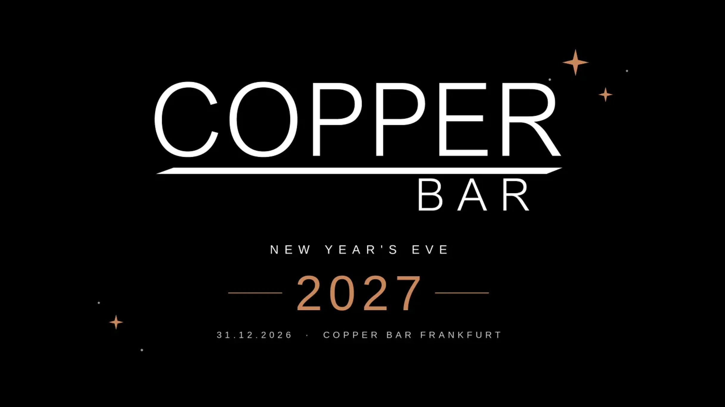 New Years Eve at Copper Bar