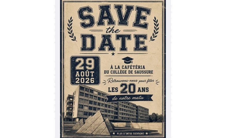 Les 20 ans de notre matu ! – 1/1