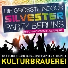 Die größte Indoor Silvester Party Berlins in der Kulturbrauerei - 1/1