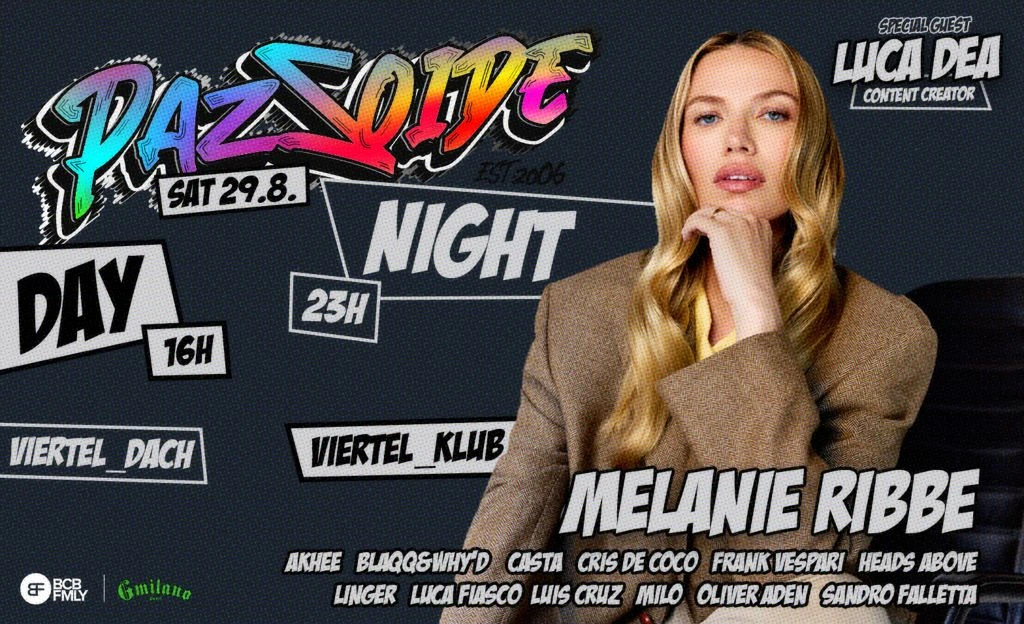 PazZoide Day & Night w/ Melanie Ribbe & Luca Dea – 1/1