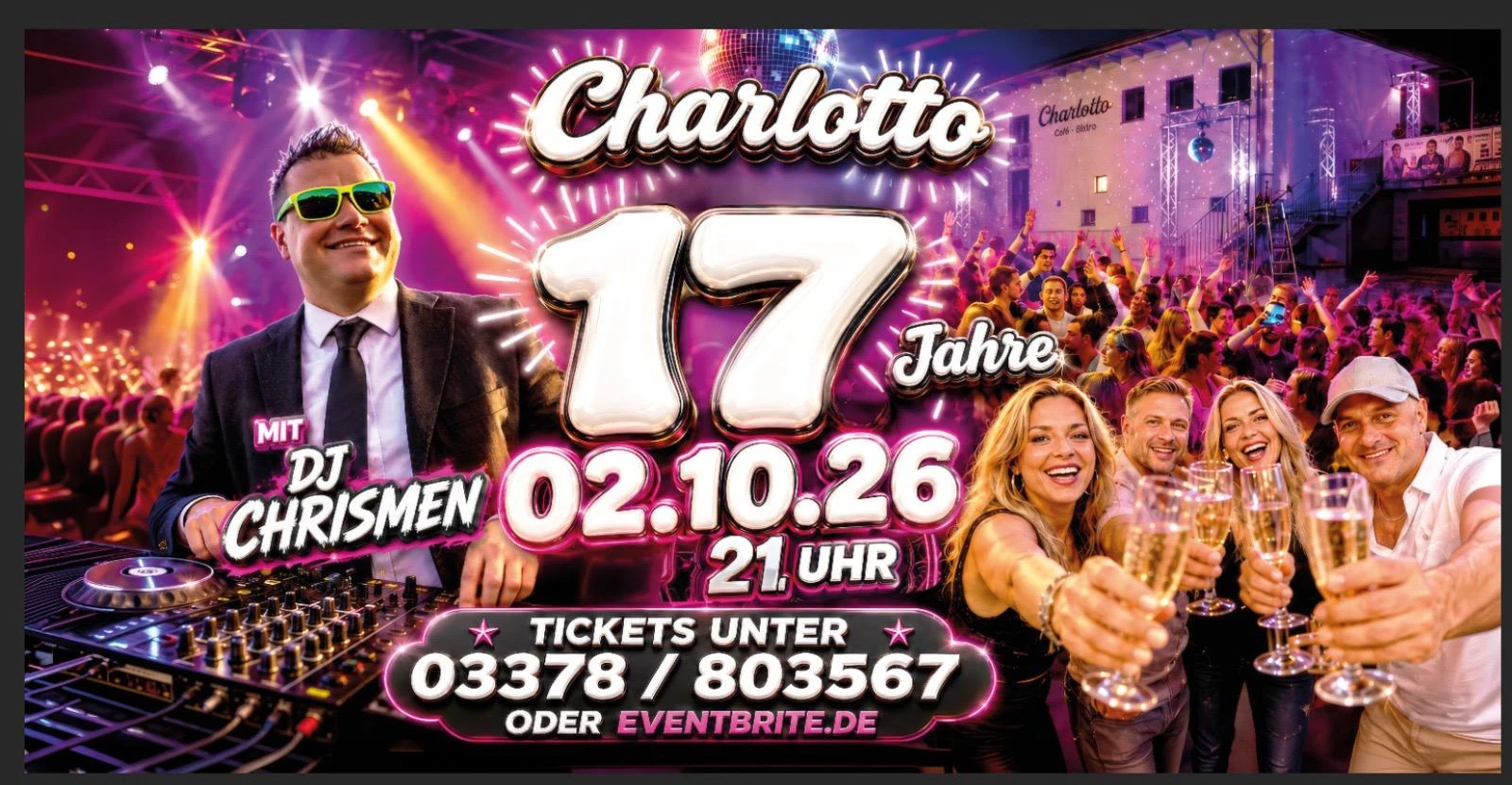 BIRTHDAY BASH - 17 JAHRE CHARLOTTO - 1/1