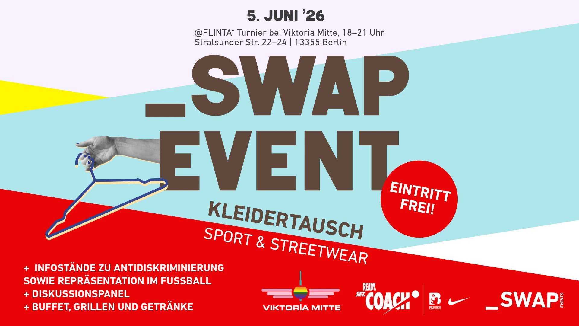Kleidertausch-Event für Sport– & Streetwear @FLINTA*-Turnier - Image 1