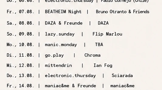BEATHEIM night with Bruno Otranto & Friends – 1/1