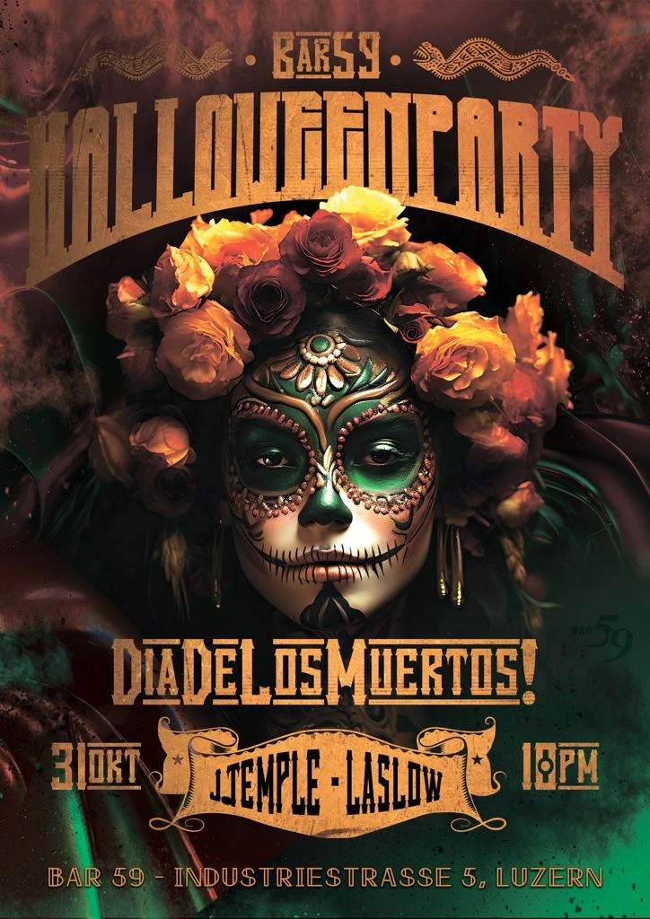 HALLOWEENPARTY - DIA DE LOS MUERTOS! W/ J.TEMPLE & LASLOW