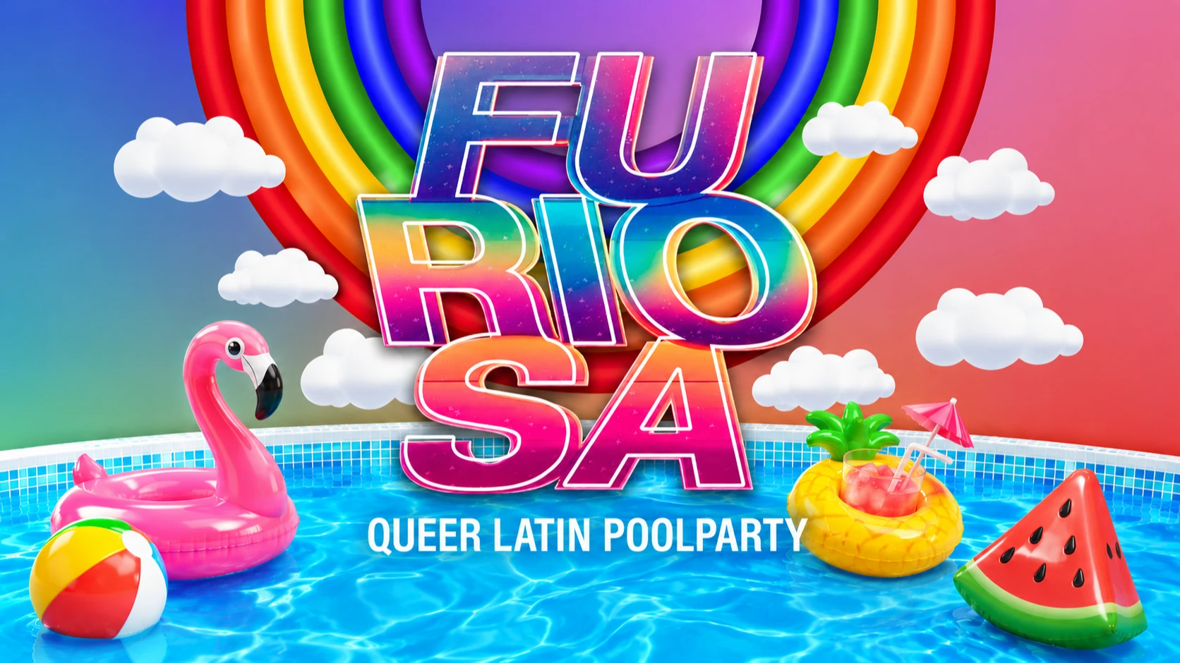 Furiosa! 🌊🏳️‍🌈Queer Latin Poolparty!🌊🏳️‍🌈Vol. II – 1/1