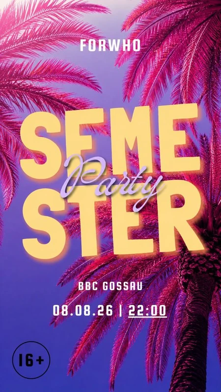 Semesterparty 16+ forwho