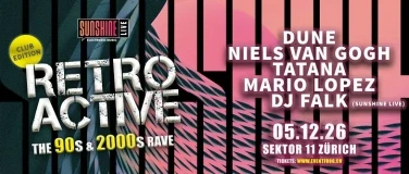 SUNSHINE LIVE Retroactive - The 90s & 2000s Rave