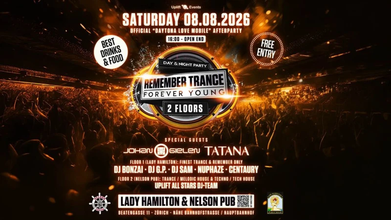 Remember Trance FOREVER YOUNG – Official Daytona Love Mobile Afterparty
