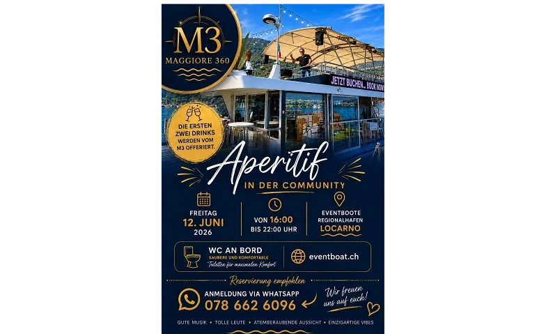 M3 MAGGIORE 360 Aperitivo IN COMMUNITY