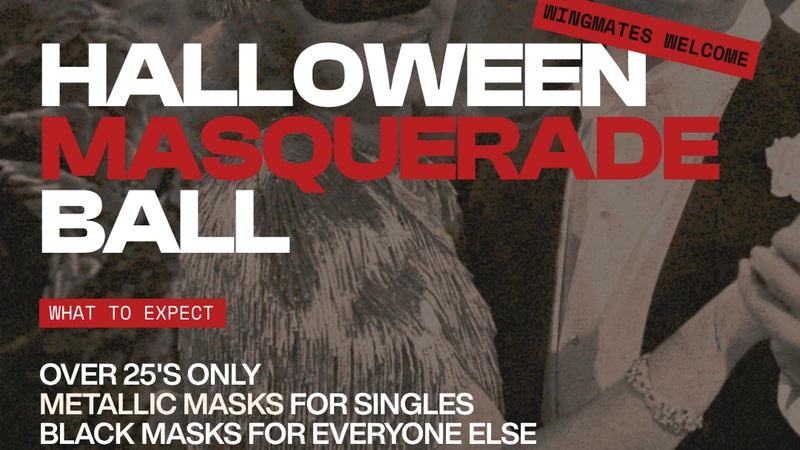 Halloween Masquerade Ball (25+)