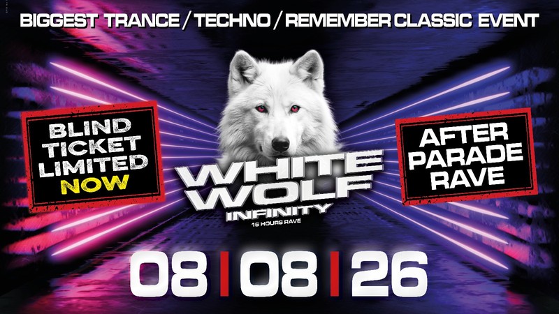 AFTER PARADE WHITE WOLF INFITY - Techno Acid Remember Trance in Zürich
