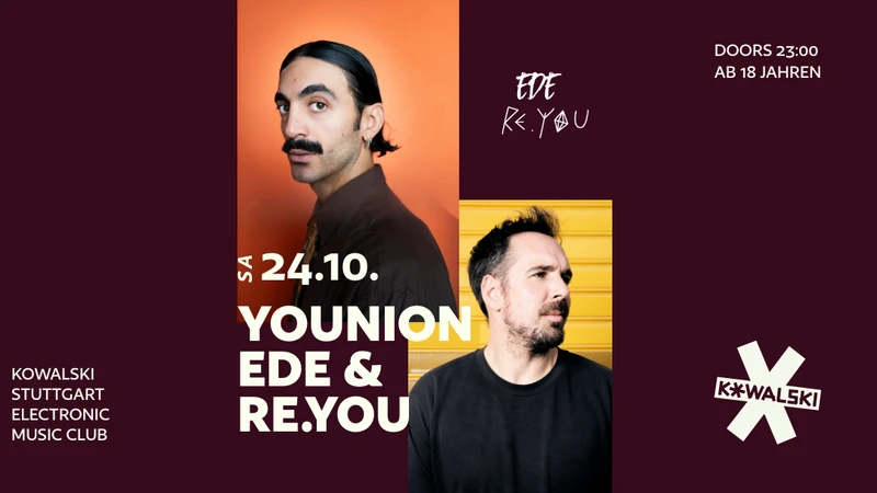 KOWA SPECIAL • YOUNION w/ EDE (INNERVISIONS) & RE.YOU (YOUNION)