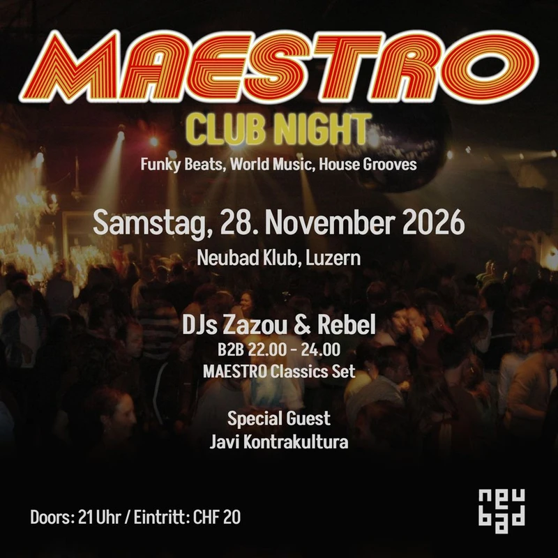 MAESTRO - back on the dancefloor