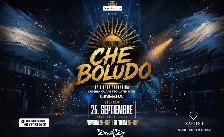 Che Boludo - primera vez en GINEBRA