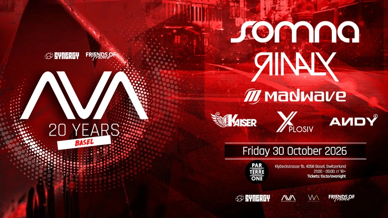 AVA Night Basel - 20 Year Anniversary