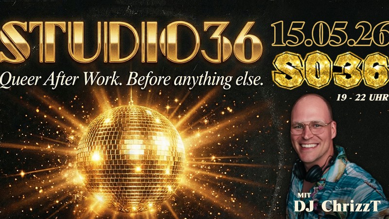 STUDIO36 - Queer After Work.  Before Anything Else.