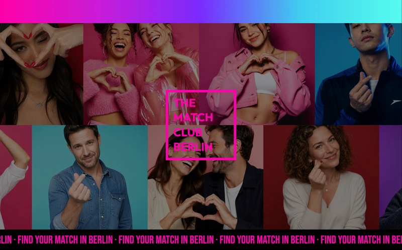 Slow Dating Night in Berlin · 20 Women + 20 Men · Ages 30-45 · English