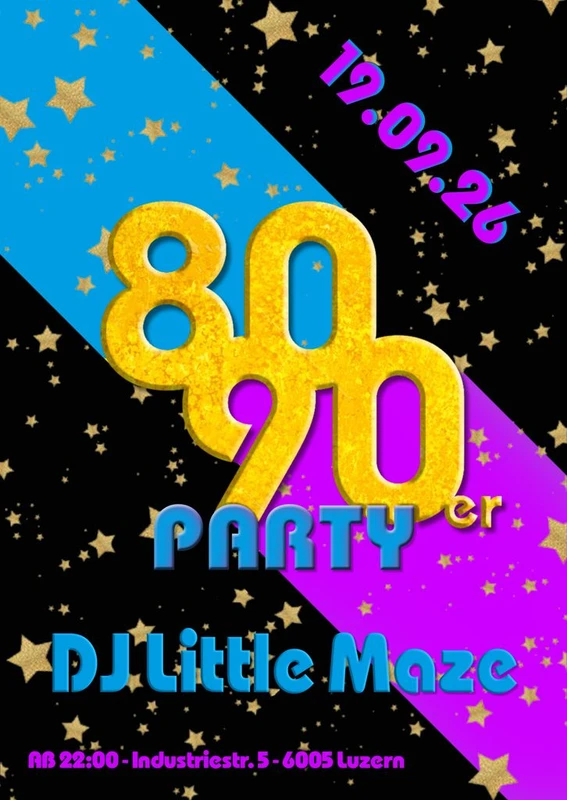 B59 80S & 90S PARTY W/ LITTLE MAZE
