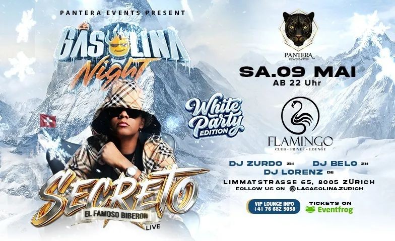 GASOLINA w/SECRETO CLUBSHOW
