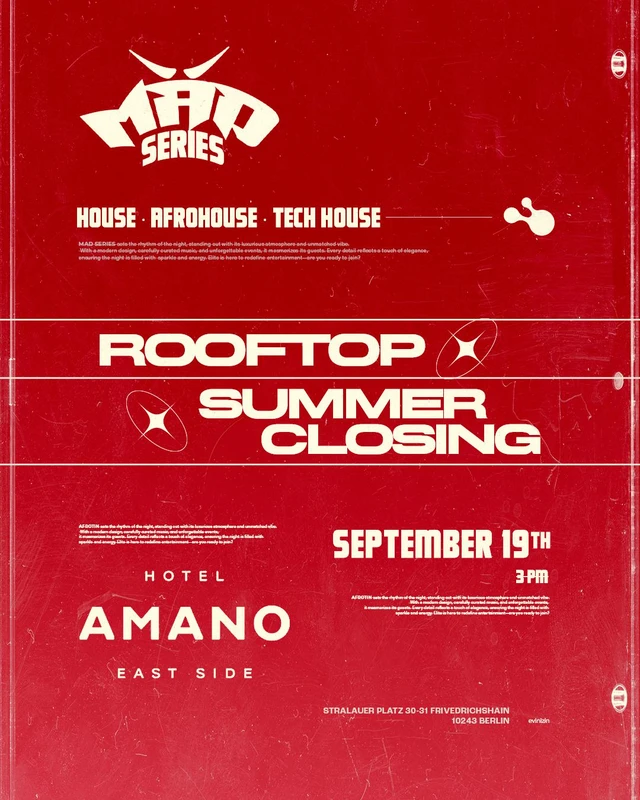 MAD SERIES - Rooftop Summer Closing