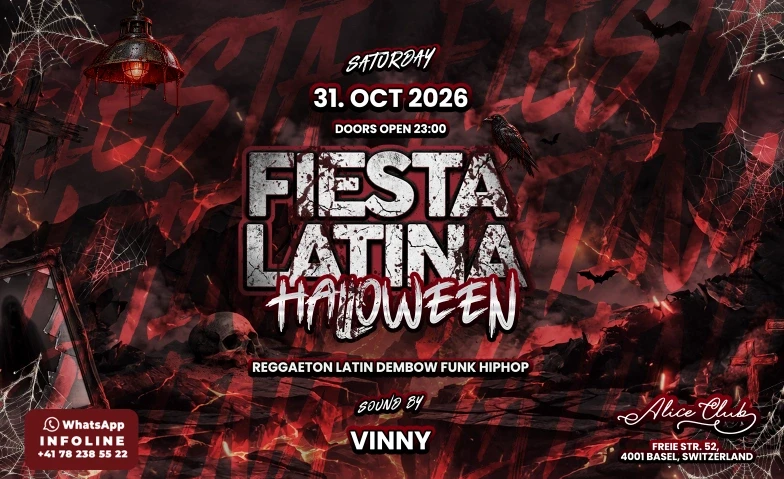 FIESTA LATINA HALLOWEEN @ Alice Club Basel