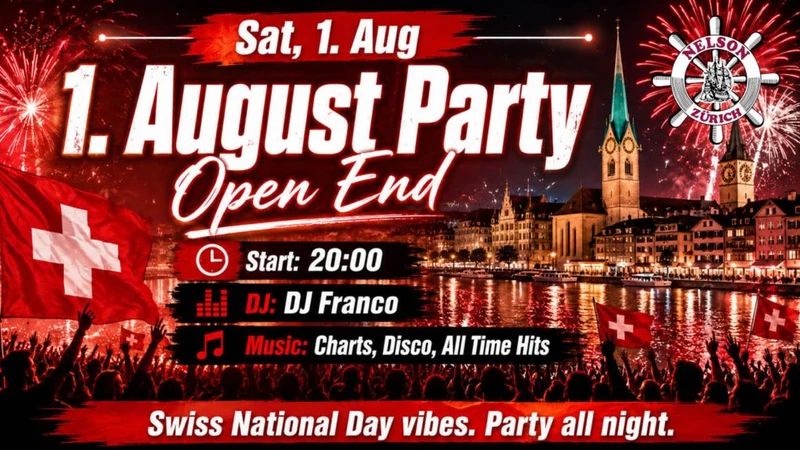 1. August Party – Open End