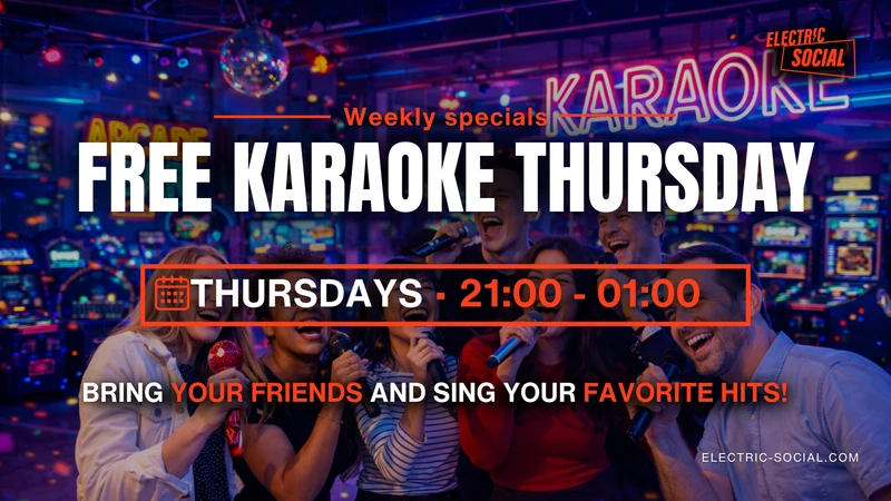 FREE Karaoke Night at Electric Social