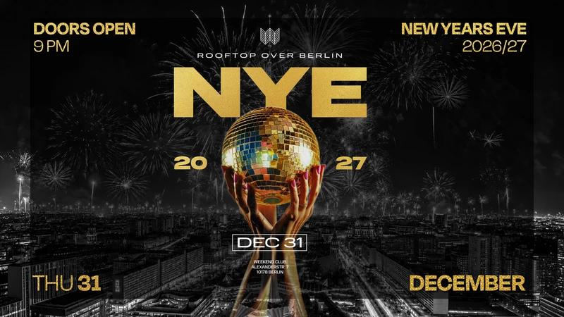 NEW YEAR'S EVE 2026/27 - ROOFTOP OVER BERLIN